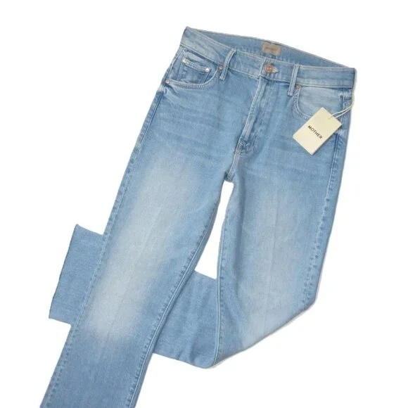 NWT Mother Insider Ankle Fray in Friendly Reminder High Crop Bootcut Jeans 27 - Picture 7 of 13